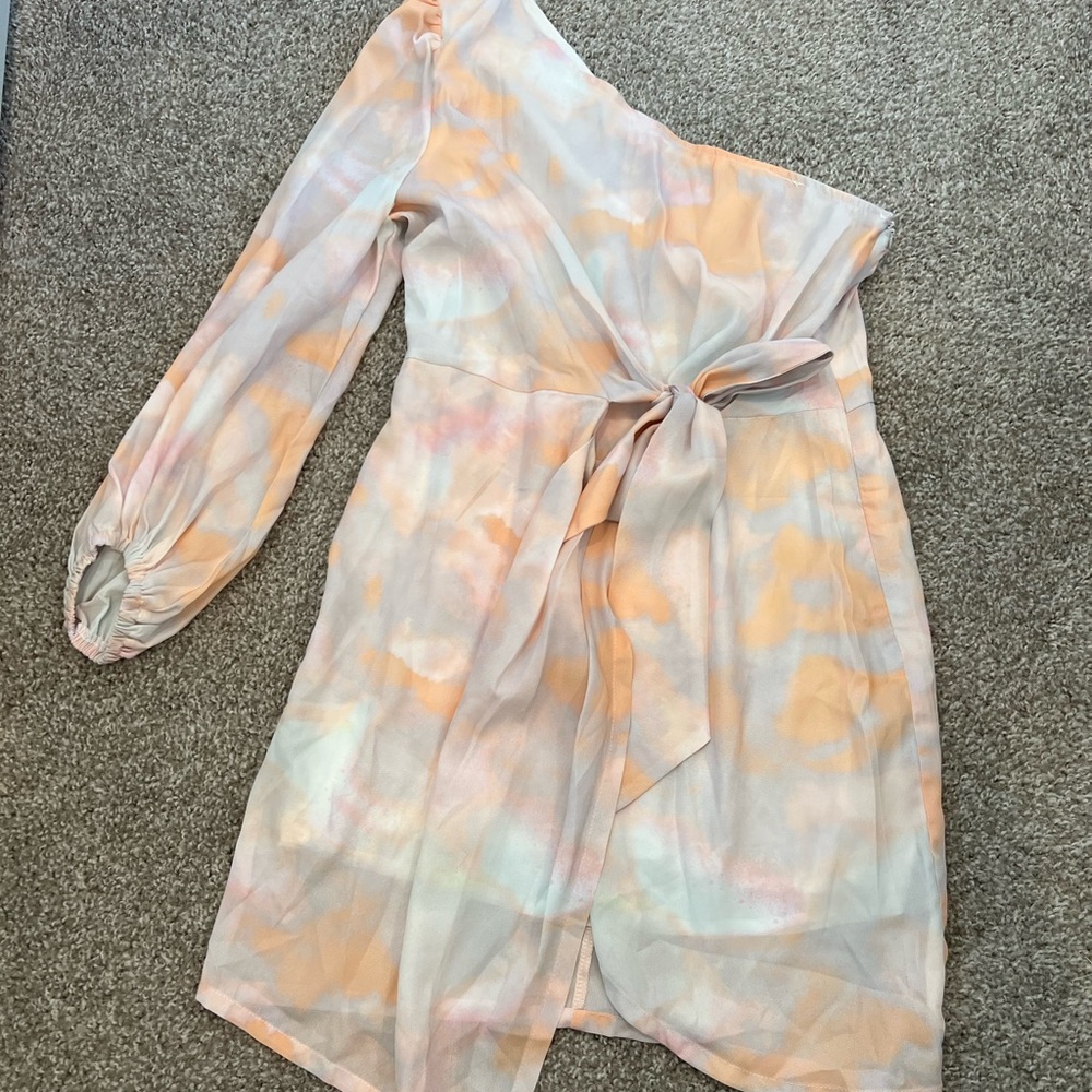 One-Shoulder Pastel Dress